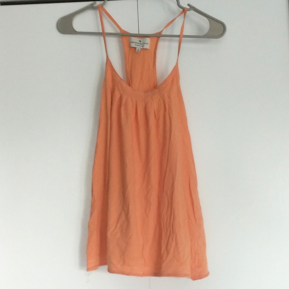 Abercrombie and Fitch flowy light orange tank